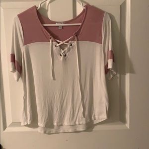 Cute flowy sports T